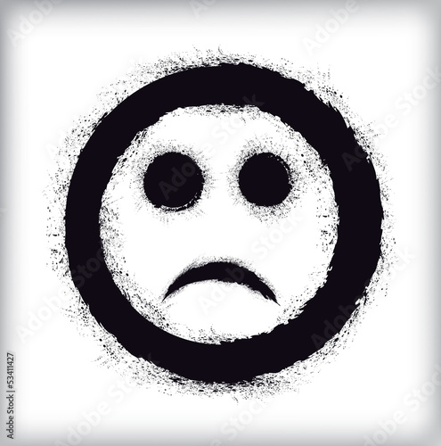 Grunge emoticon