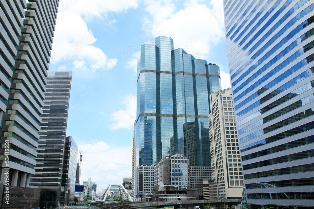 Office buildings in business center