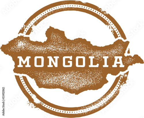 Mongolia Asia Country Stamp