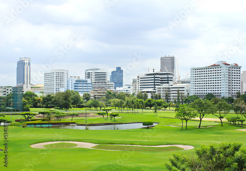 The city view of Bangkok, T...