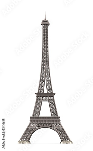 The Eiffel Tower is the symbol of Paris in France. © 3DMan.eu