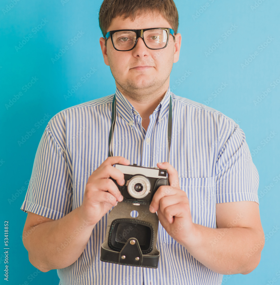 Fototapeta premium young photographer