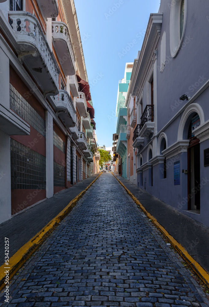 colorful San Juan street