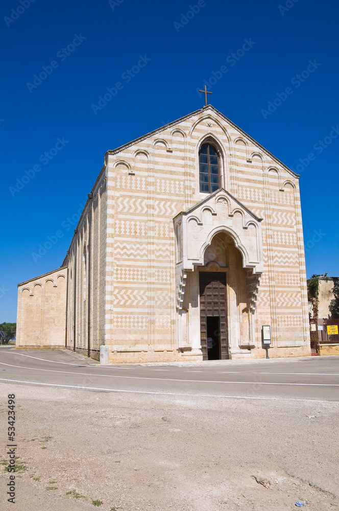 Church of St. Maria del Casale. Brindisi. Puglia. Italy.