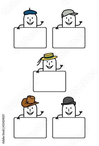 people & labels