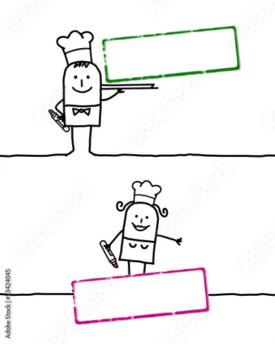 cook chiefs & blank labels