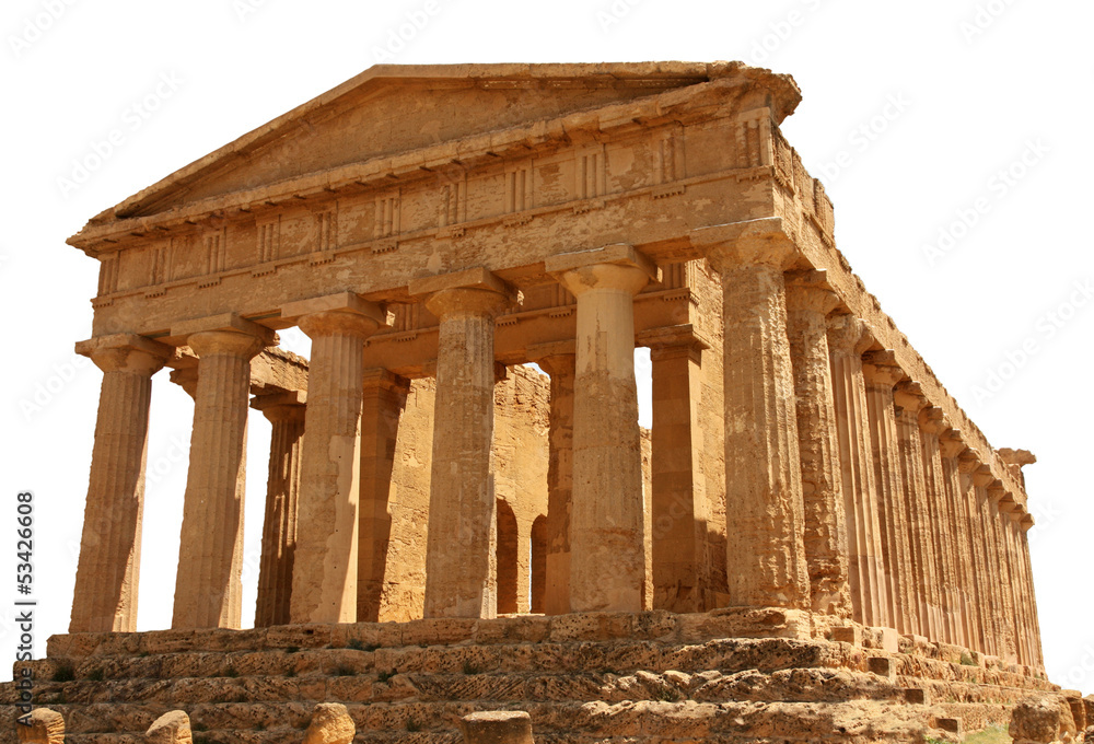 Greek Temple, Valley of the Temples, Agrigento, Sicily, Italy