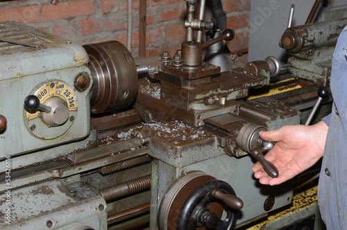 Old lathe.