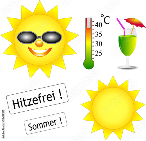 Sonne Sommer Set