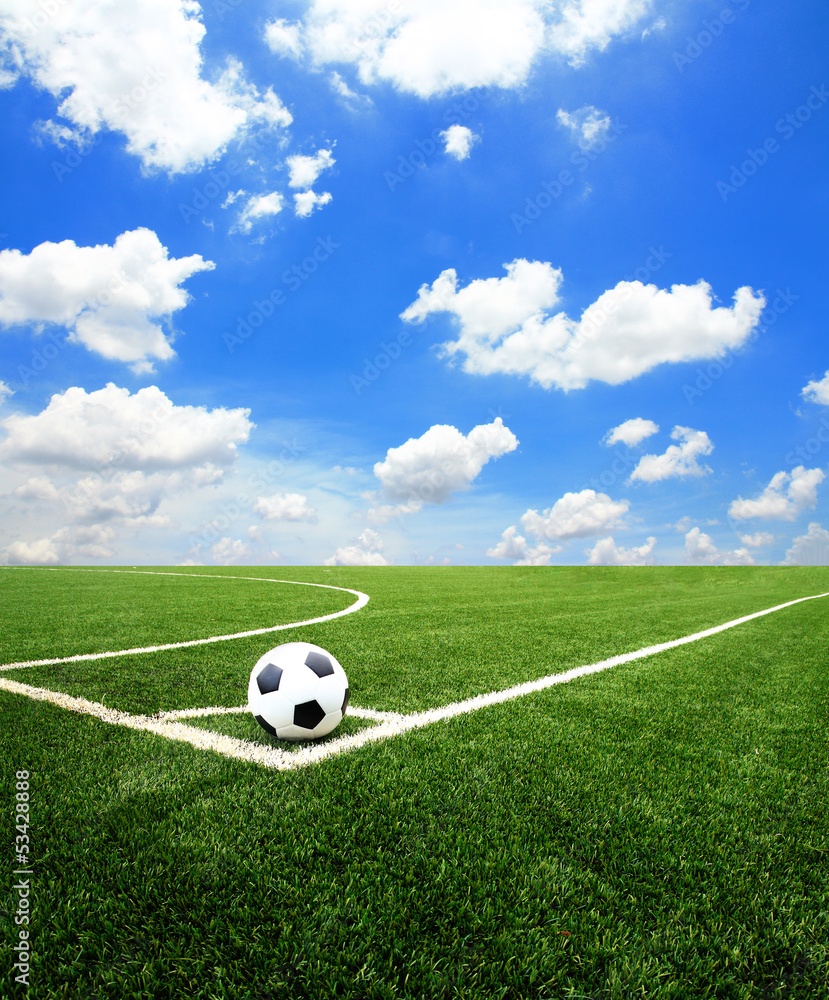 Soccer football field stadium grass line ball background texture Soccer football field stadium grass line ball background texture