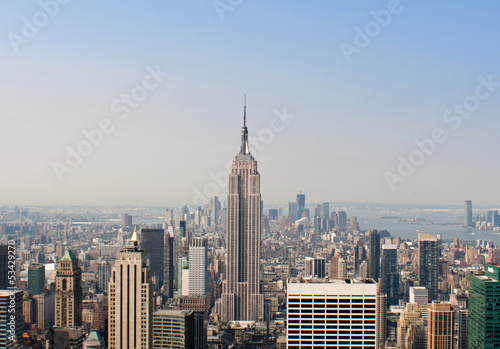 Daytime View of New York Skyline
