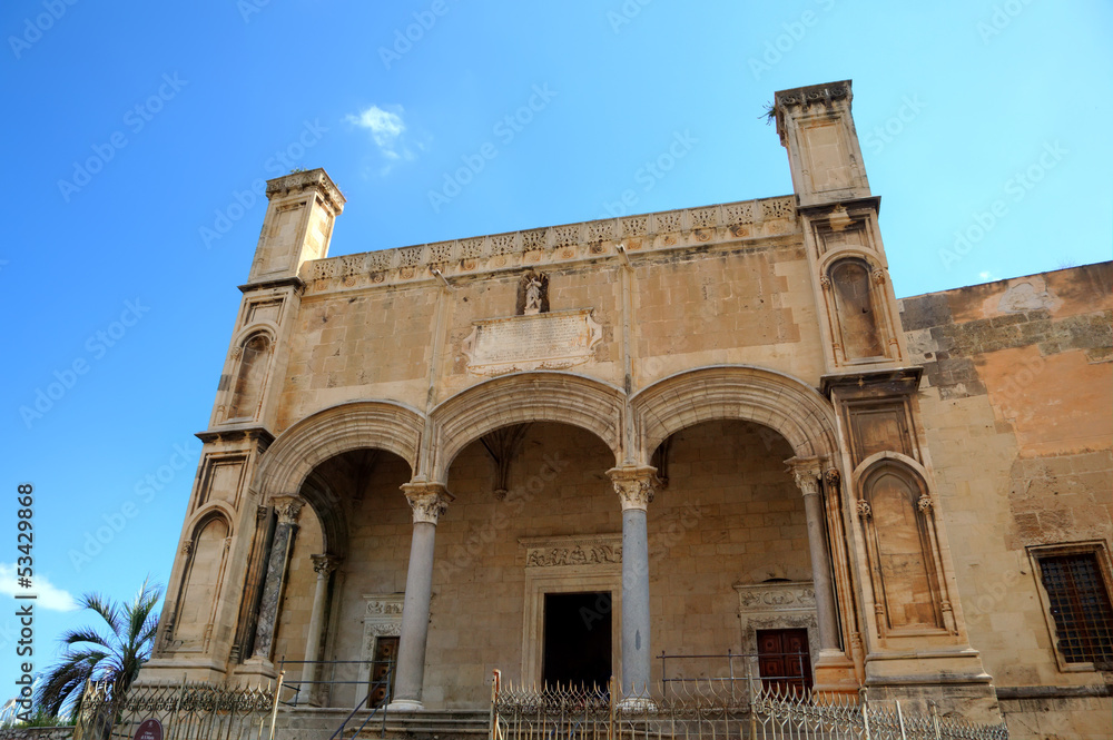 Santa Maria della Catena church. Palermo, Sicily, Italy