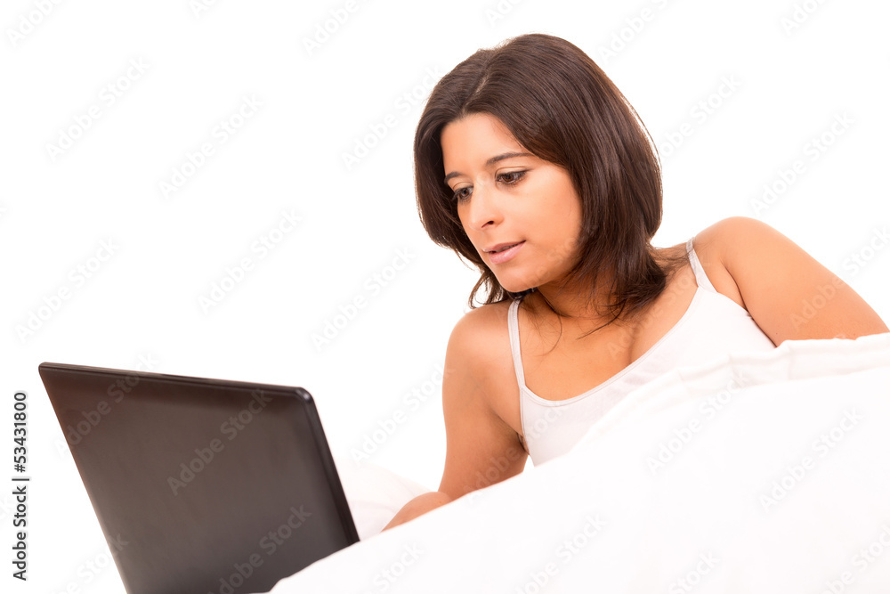 Woman in bed Woman in bed