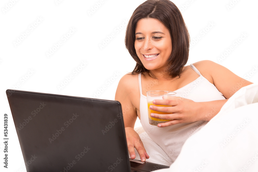 Woman in bed Woman in bed