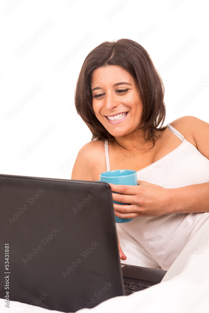Woman in bed Woman in bed