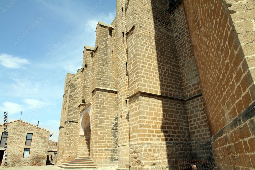 Church,Artajona,Navarre,Spain