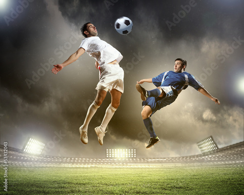 Two football player © Sergey Nivens