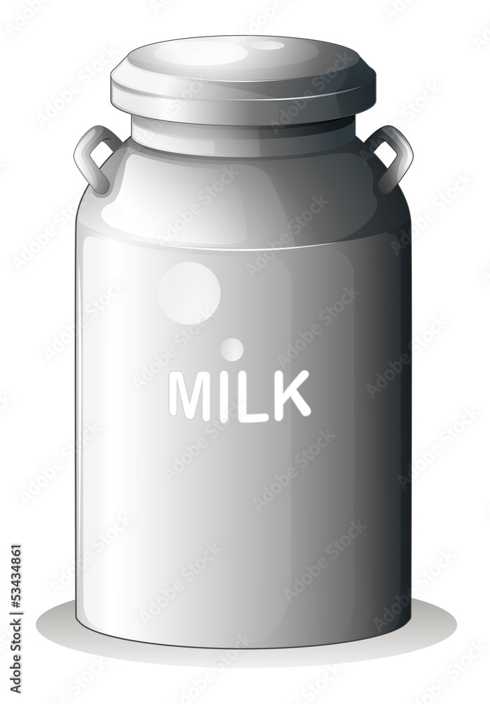 A canned fresh milk A canned fresh milk