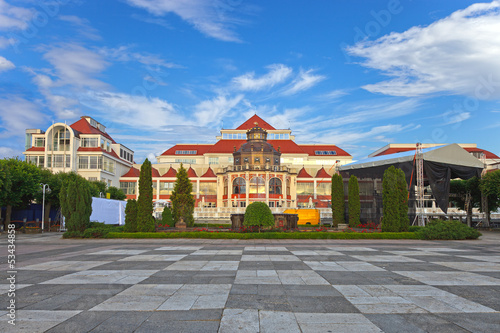 Beautiful architecture of Sopot, Poland.