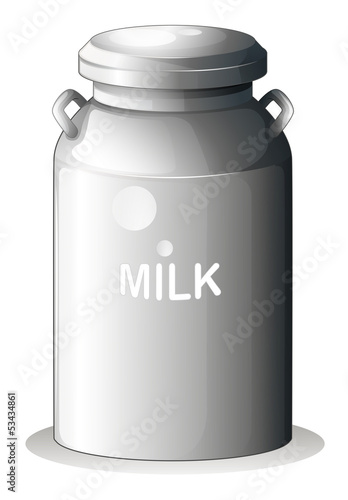 A canned fresh milk