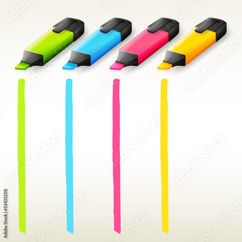 Colorful highlighters