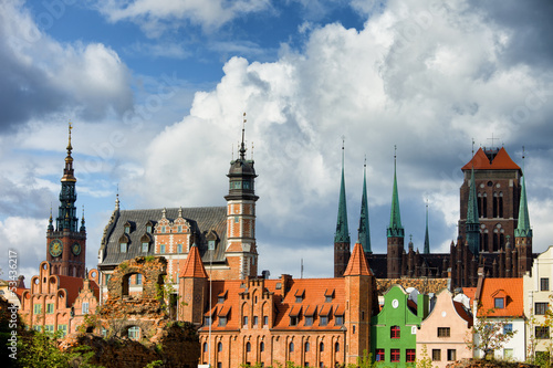 Old Town of Gdansk Skyline