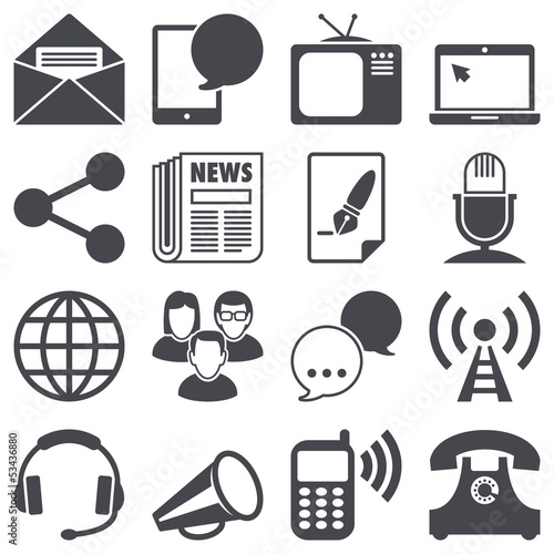 Communication icons