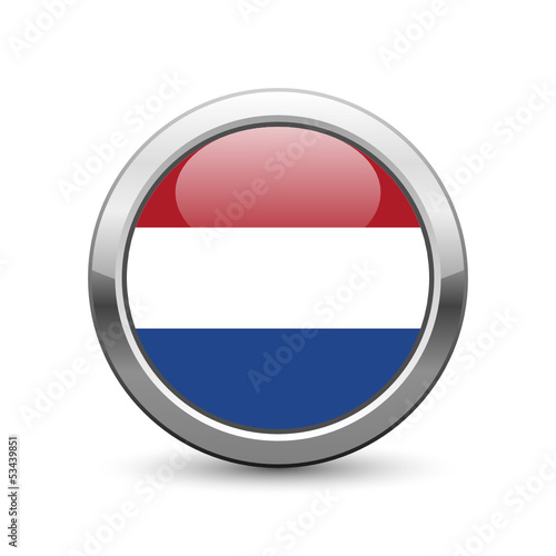 Free Download Dutch flag icon web button - GFXLoad