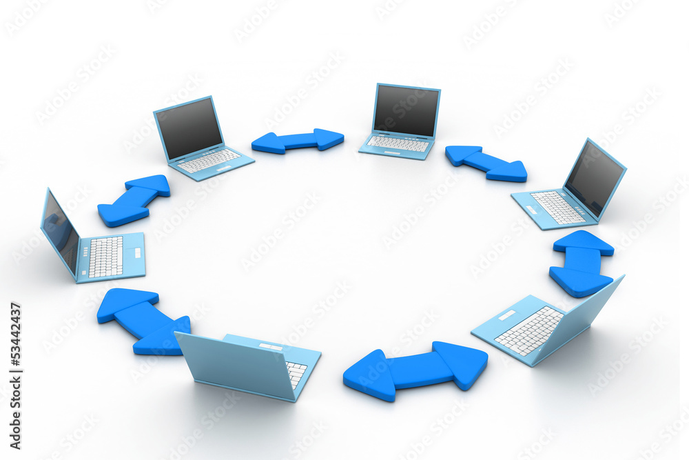 Computer network. Computer network.