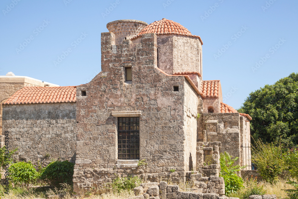 alte Moschee in der Altstadt von Rhodos alte Moschee in der Altstadt von Rhodos