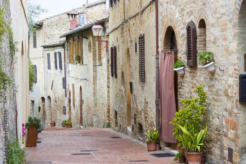 Fototapeta Naklejka Na Ścianę i Meble -  San Gimignano - Tuscany, Italy