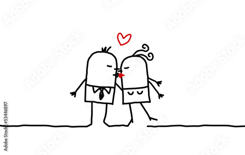 kissing couple