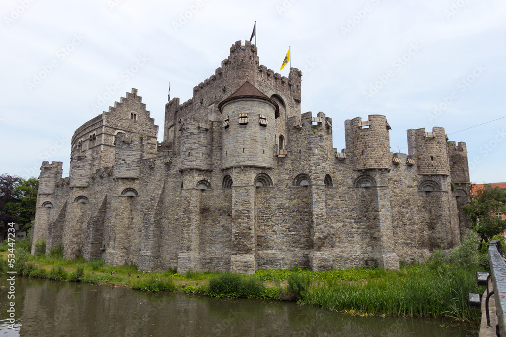 Gravensteen castle in Ghent - Belgium