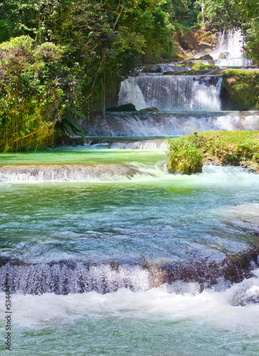 Jamaica. Dunn's River waterfalls