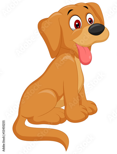 Cute dog cartoon