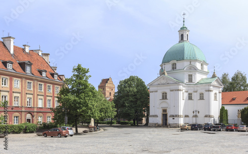 St. Kazimierz church in Warsaw's new town