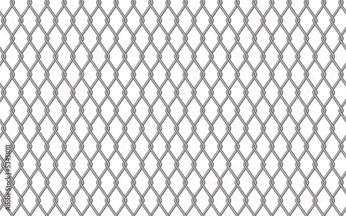 Metal fencing mesh