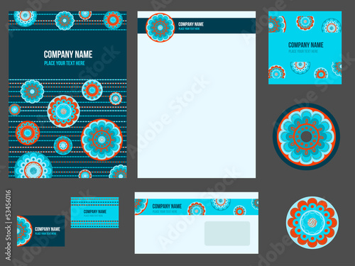 Corporate identity (stationery) for company