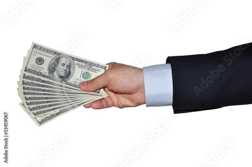 Currency Bill - 1000 Dollar in hand