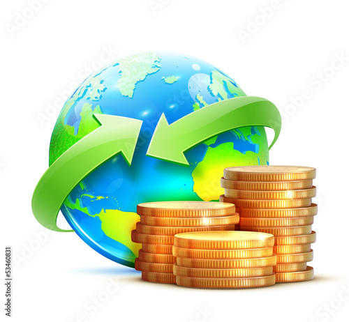global money transfer concept