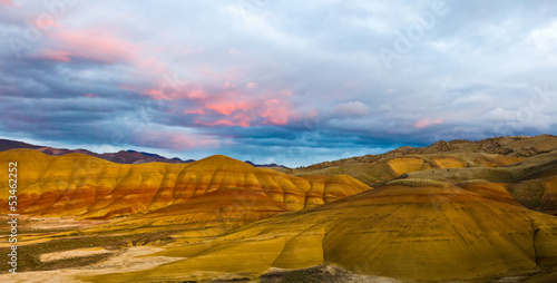 Wallpaper Mural Painted Hills Unit.  John Day Fossil Beds National Monument, Northeastern Oregon, U.S.A. Torontodigital.ca