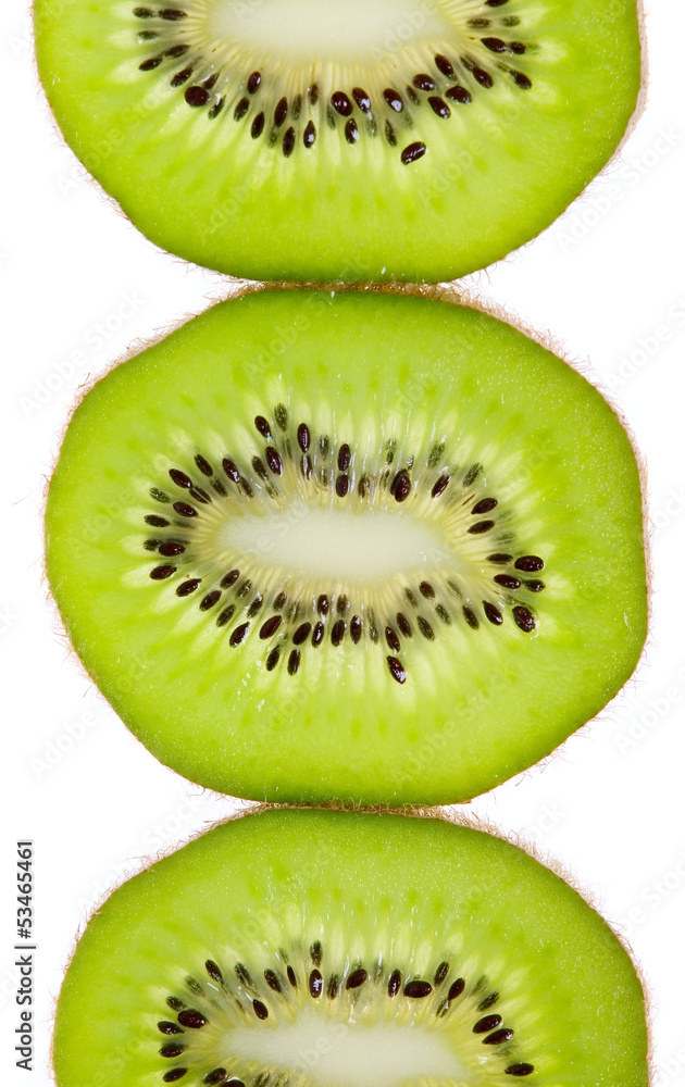 Fototapeta premium Green kiwi background