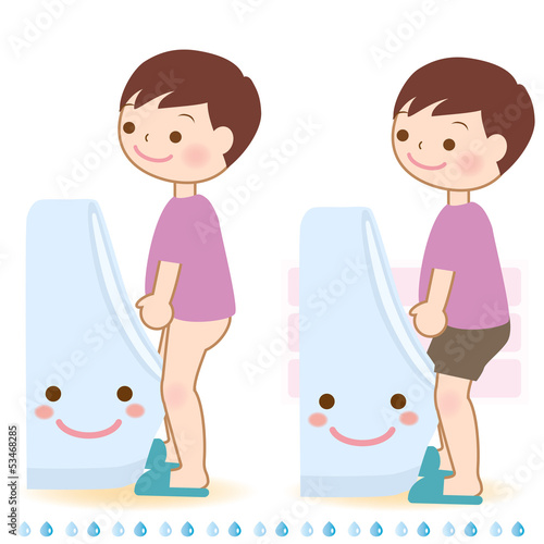 トイレ　表示　トレーニング　子ども　イラスト