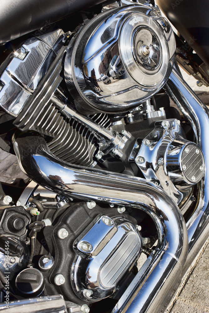 shiny nickel plated metal mechanism the motorcycle shiny nickel plated metal mechanism the motorcycle