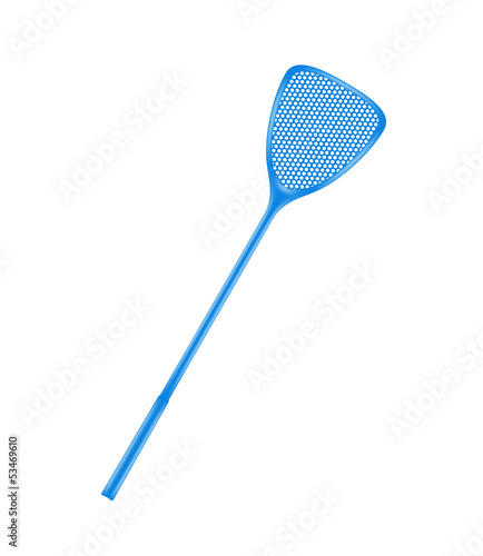 Blue flyswatter
