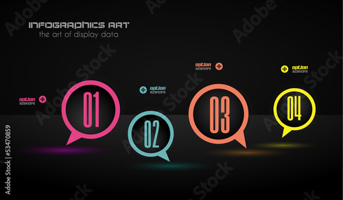 Infographics concept to display your data in a stylish way.