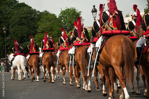 Garde républicaine à Paris