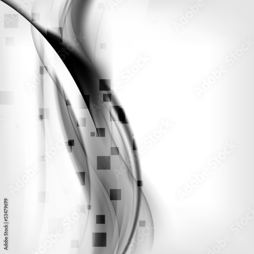 abstract background with waves and lines