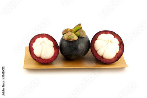 The Mangosteen on Bamboo dish.