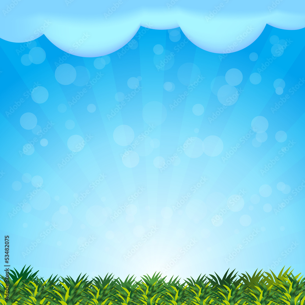 Obraz premium Landscape background presentation